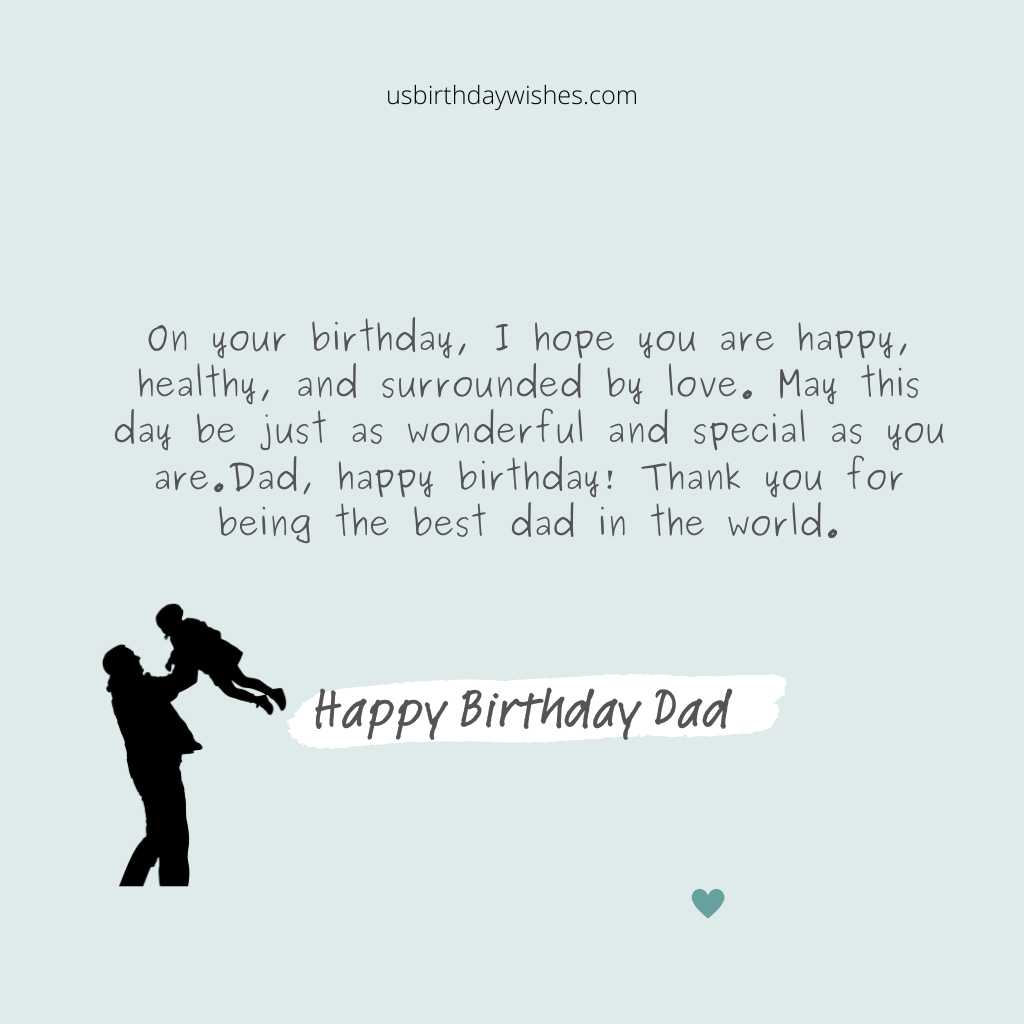 Birthday Wishes For Your Dad from His Daughter