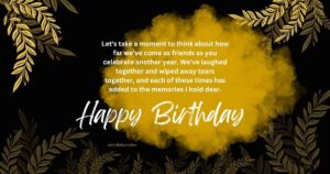 best Birthday Wishes for Close Friends